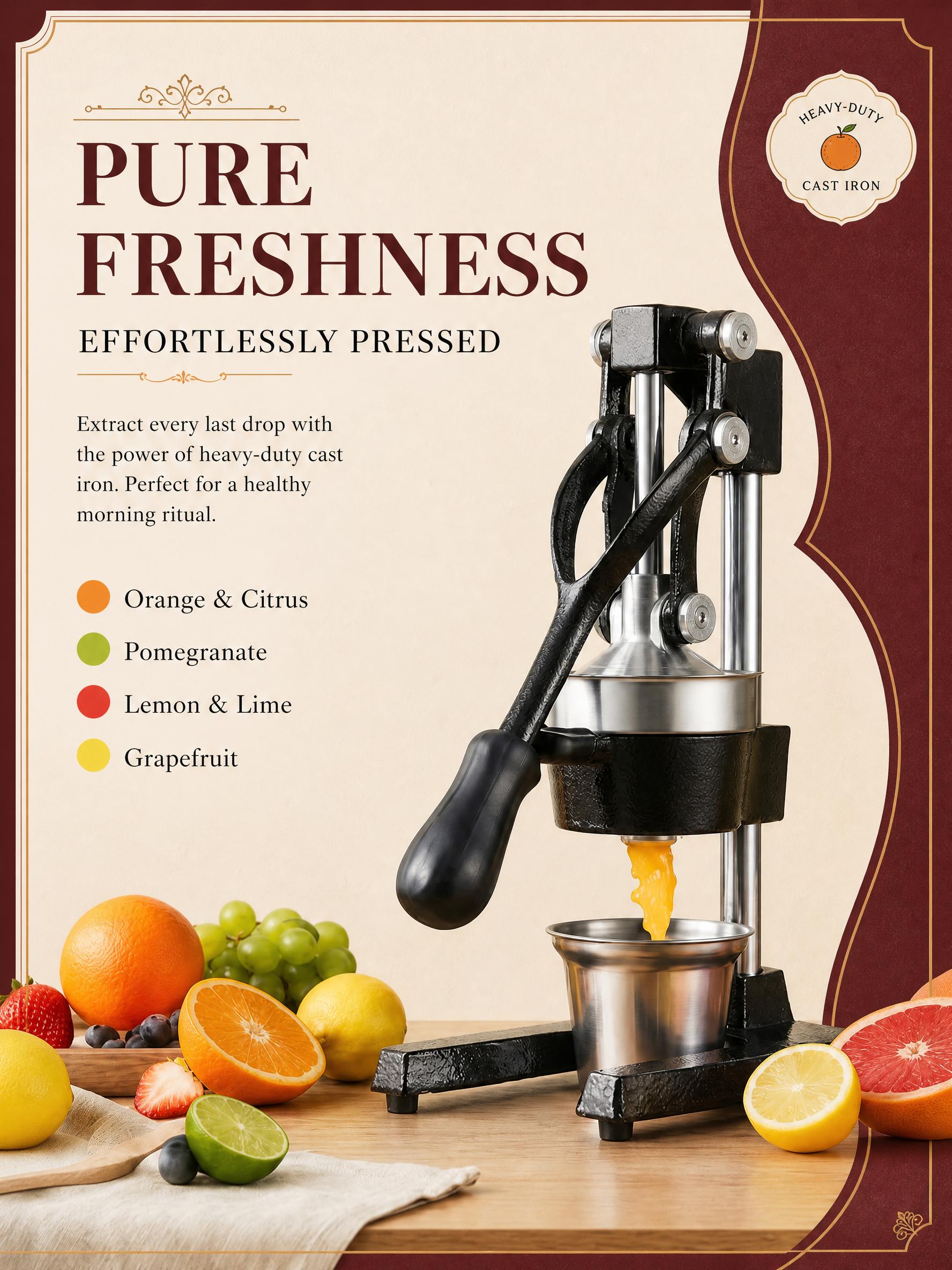 Manual Juicer, Manual Citrus J - Citrus Juicer Bar 评论和价格