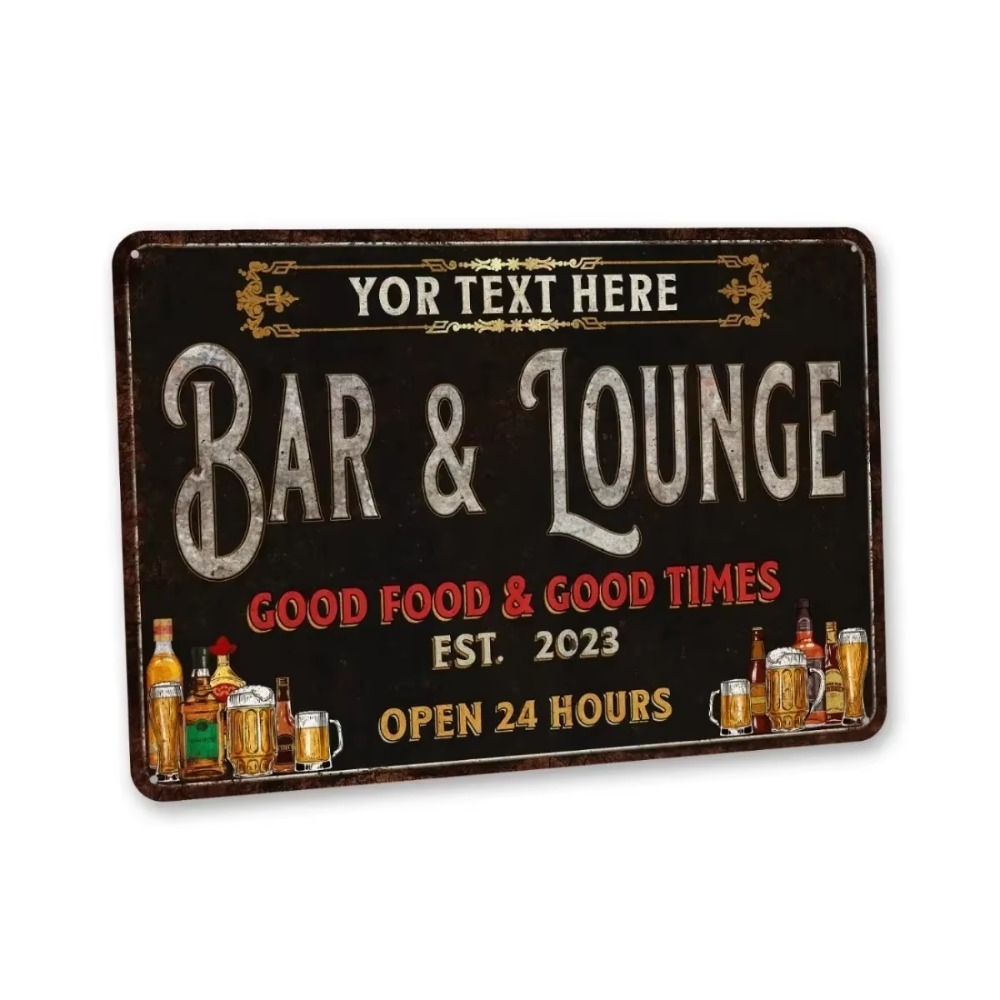 CIFbuy Personalized Custom Tex - Home Bar Lounge 评论和价格